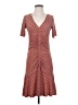 Donna Morgan Print Orange Casual Dress Size 4 - photo 1