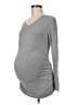 Smallshow Gray Long Sleeve Top Size Med Maternity - photo 1