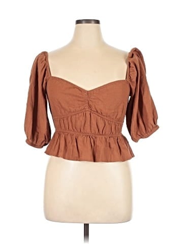 A New Day 3/4 Sleeve Blouse (view 1)