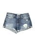 Paige Hearts Blue Denim Shorts Size 24 waist - photo 1