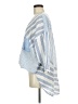 Holding Horses Blue 3/4 Sleeve Blouse Size M - photo 5