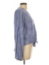 E&M Collection 100% Rayon Blue Long Sleeve Blouse Size L - photo 4
