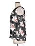Papermoon 100% Polyester Floral Polka Dots Black Sleeveless Blouse Size XL - photo 5