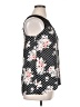 Papermoon 100% Polyester Floral Polka Dots Black Sleeveless Blouse Size XL - photo 4