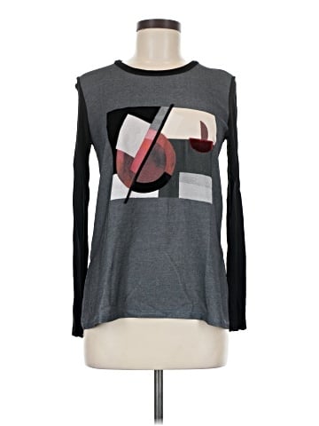 Zara W&B Collection Long Sleeve T-Shirt (view 1)