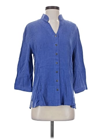 Tianello 3/4 Sleeve Button-Down Shirt (view 1)