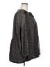DR2 100% Polyester Stars Gray 3/4 Sleeve Blouse Size 2X - photo 4