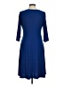 Assorted Brands Solid Blue Cocktail Dress Size M - photo 2