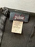 Pulse Solid Black Cocktail Dress Size L - photo 7