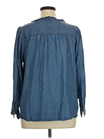 Pale Sky 3/4 Sleeve Blouse (view 2)