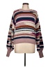 Z Supply 100% Polyester Stripes Pink Pullover Sweater Size L - photo 1