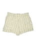 Akira 100% Rayon Stripes Ivory Shorts Size L - photo 2