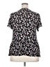 Indigo Rose Black Short Sleeve Blouse Size 2X - photo 2