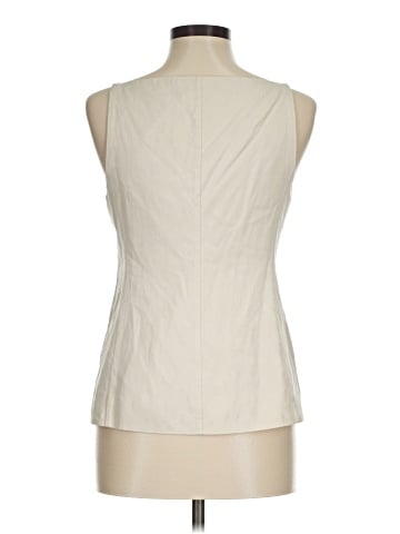 Madewell Square-Neck Vest in Drapey Twill (view 2)
