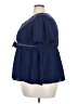 Unbranded 100% Polyester Blue Short Sleeve Blouse Size 3X - photo 5