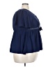 Unbranded 100% Polyester Blue Short Sleeve Blouse Size 3X - photo 4