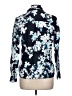Assorted Brands 100% Flax Floral Blue 3/4 Sleeve Blouse Size 10 - photo 2