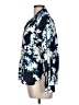 Assorted Brands 100% Flax Floral Blue 3/4 Sleeve Blouse Size 10 - photo 5