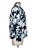 Assorted Brands 100% Flax Floral Blue 3/4 Sleeve Blouse Size 10 - photo 4