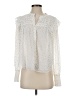 Aqua 100% Polyester Ivory Long Sleeve Blouse Size XS - photo 1