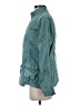 Zenergy by Chico's 100% Polyester Solid Teal Windbreaker Size Lg (2) - photo 5