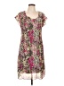 Karin Stevens 100% Polyester Print Pink Casual Dress Size 10 - photo 1