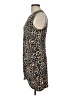 Just Be... Animal Print Brown Cocktail Dress Size L - photo 5