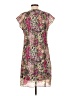 Karin Stevens 100% Polyester Print Pink Casual Dress Size 10 - photo 2