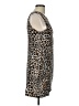 Just Be... Animal Print Brown Cocktail Dress Size L - photo 4