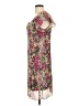 Karin Stevens 100% Polyester Print Pink Casual Dress Size 10 - photo 5