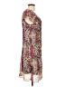 Karin Stevens 100% Polyester Print Pink Casual Dress Size 10 - photo 4