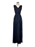 Dessy Collection 100% Polyester Blue Cocktail Dress Size 4 - photo 1