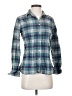 Woolrich Plaid Teal Long Sleeve Button-Down Shirt Size S - photo 1