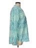 J.Crew Checkered-gingham Green Long Sleeve Blouse Size 10 (tall) - photo 4