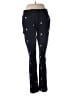 Ann Taylor LOFT Print Black Casual Pants Size 2 - photo 1
