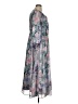 Torrid 100% Polyester Floral Gray Casual Dress Size 1X Plus (1) - photo 4