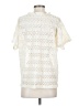 Sanctuary Ivory Short Sleeve Top Size XS - photo 2
