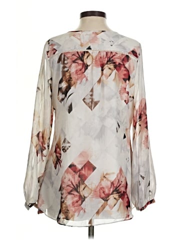 White House Black Market Long Sleeve Blouse (view 2)