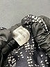 Parker 100% Silk Graphic Black Jumpsuit Size M - photo 5