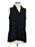 FSL Apparel 100% Polyester Black Sleeveless Blouse Size M - photo 1