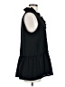 FSL Apparel 100% Polyester Black Sleeveless Blouse Size M - photo 4
