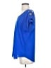 Express 100% Polyester Blue Short Sleeve Blouse Size S - photo 5