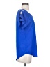 Express 100% Polyester Blue Short Sleeve Blouse Size S - photo 4