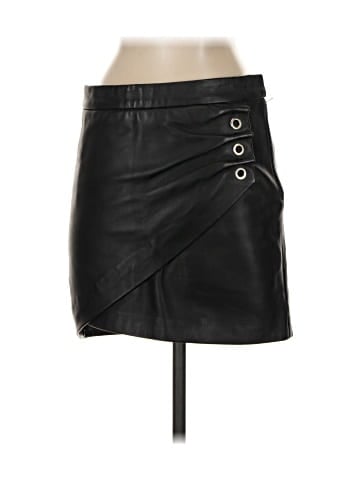 Maje Leather Skirt (view 2)