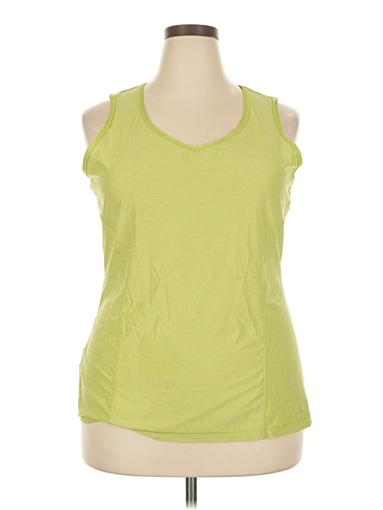 Pre-owned Eddie Bauer Sleeveless T-shirt In Green