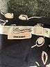 Bonpoint 100% Viscose Hearts Black Dress Size 12 - photo 3