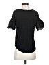 Pink Rose Black Short Sleeve Top Size S - photo 2
