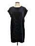 Oleg Cassini Stars Black Cocktail Dress Size 4 - photo 1