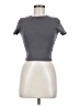 Tinsel Gray Short Sleeve Turtleneck Size M - photo 1