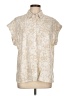 Assorted Brands Paisley Ivory Short Sleeve Blouse Size L - photo 1